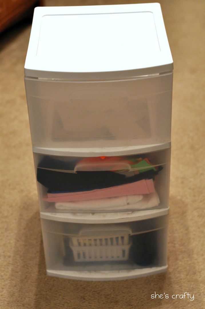 She's crafty plastic drawer change